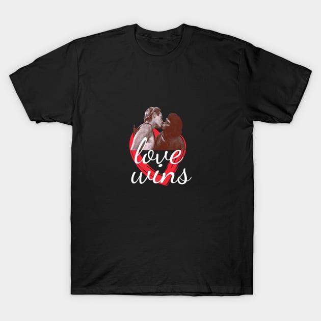 PLANET APES LOVE (red) T-Shirt by Utopic Slaps
